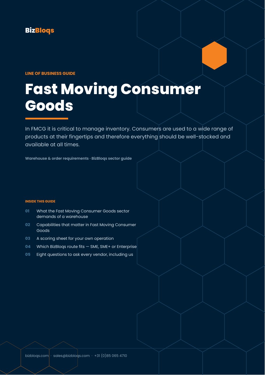 Fast Moving Consumer Goods — Warehouse & Order Requirements