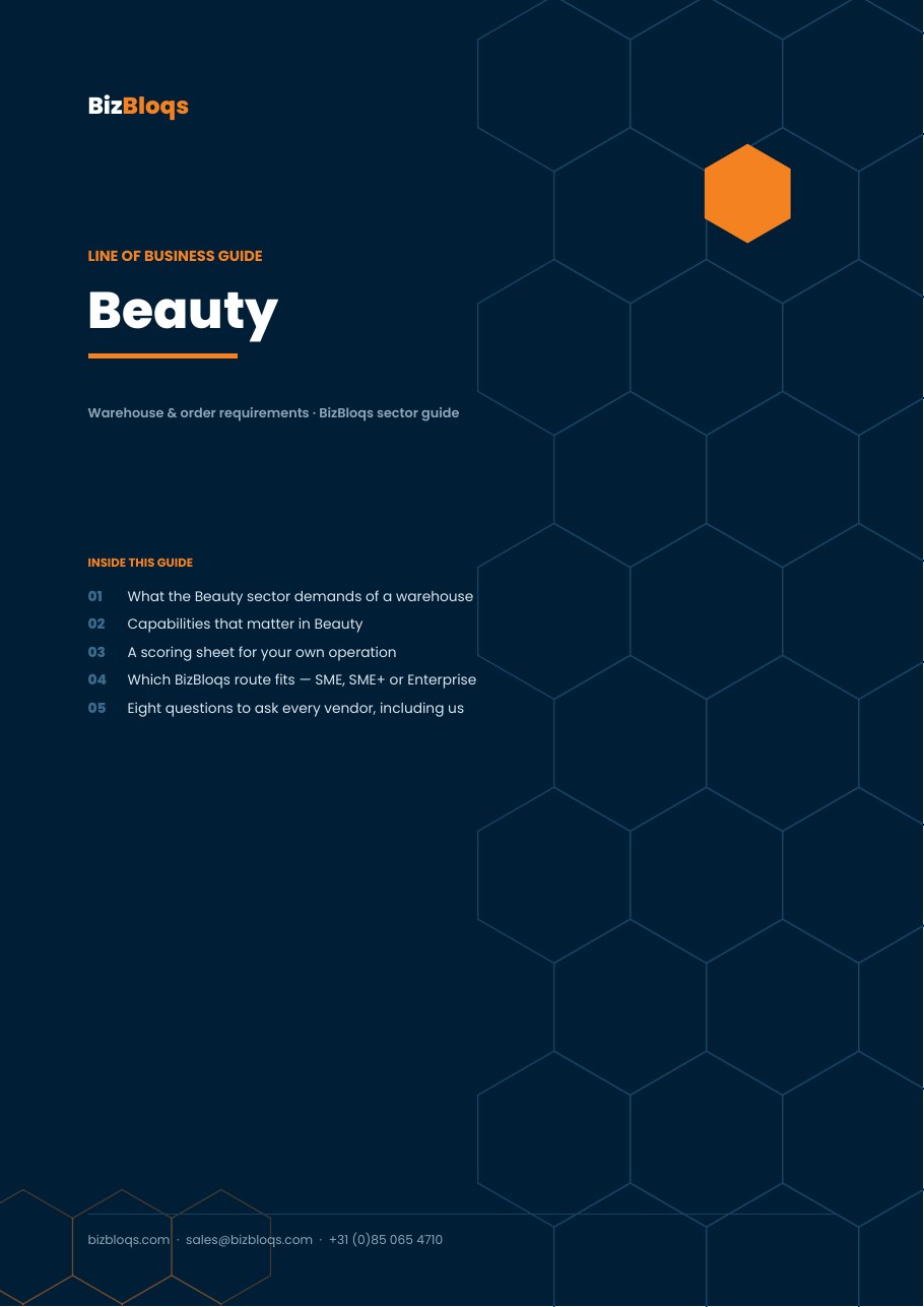 Beauty — Warehouse & Order Requirements
